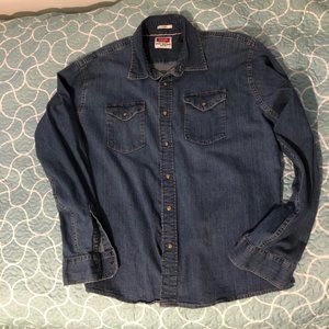 Wrangler Indigo Jean Shirt
